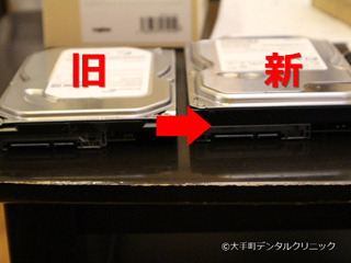 HDDのクローン化のイメージ